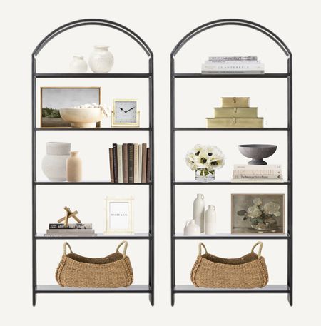 Open shelf styling, open shelf decor, next to fireplace, transitional decor

#LTKfindsunder100 #LTKhome #LTKstyletip