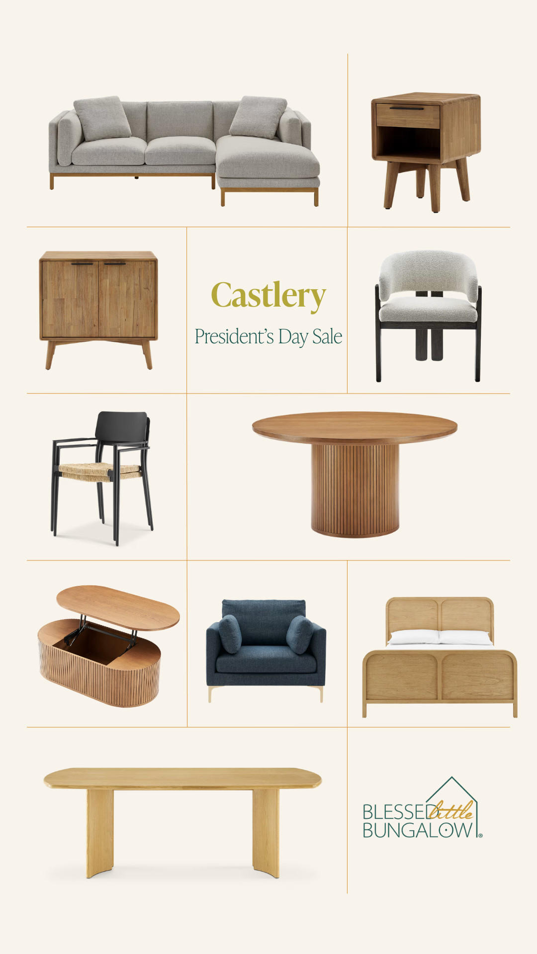 PRESIDENT'S DAY SALES ARE HERE! Check out my BLB-approved finds at each of my favorite retailers, including Castlery, ALL on sale this holiday weekend! #president'sdaysale #bfw #president'sday #ltkfinds #LTKHoliday 

 #LTKHome #LTKSaleAlert