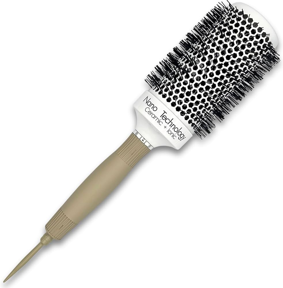 Round Hair Brush for Professional Blow Drying - Ceramic Ionic Thermal Barrel Brush for Blowouts a... | Amazon (US)