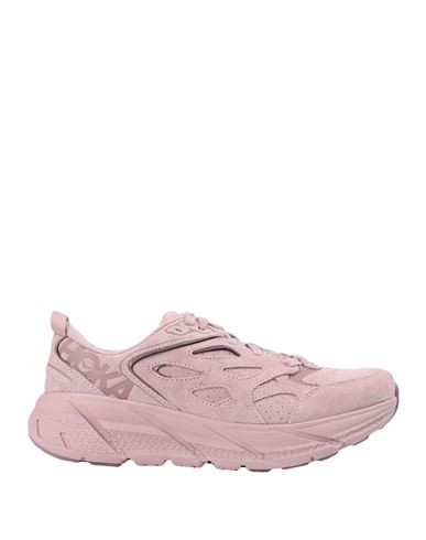 Hoka One One U Clifton L Suede Woman Sneakers Pink Size 4.5 Soft Leather, Textile fibers | YOOX (US)