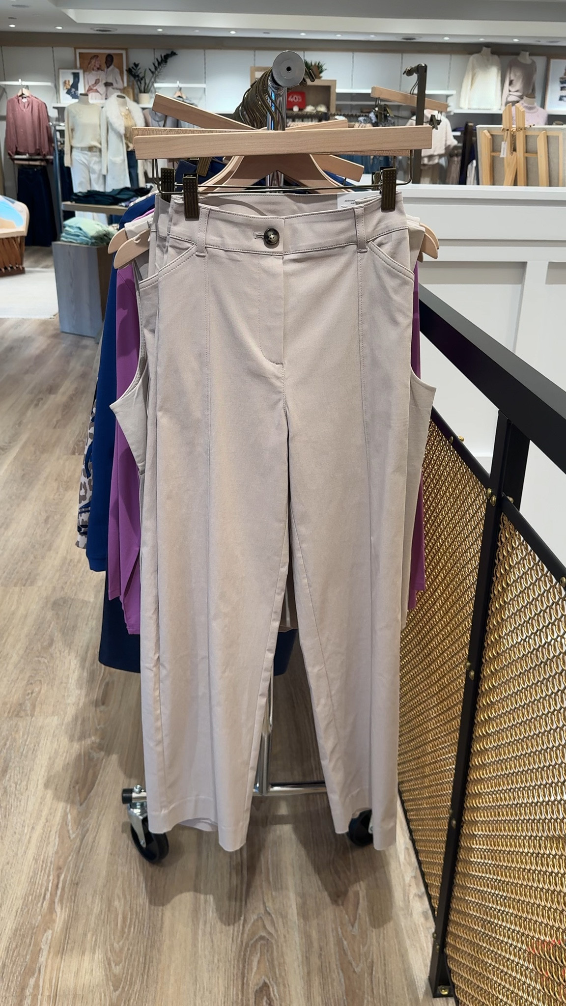 Seriously these are so good. Great travel pants. Introducing Emme, the first of a brand new pant collection by Chico's. If you wear our pull-on Brigitte pants you need a pair of Emme pants. Made with the same slim-stretch fabric you know and love for Brigitte, Emme pants are differentiated by a functional fly front, two-button closure, and a smooth stretch waistband. 

#LTKFindsUnder100 #LTKWorkwear #LTKOver40