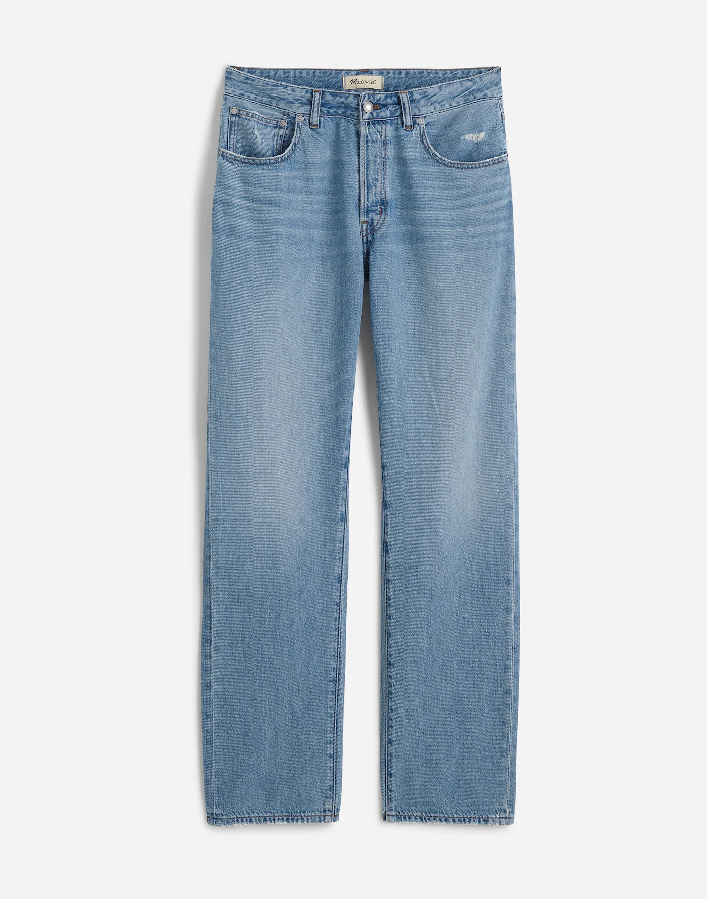 The Curvy Dean Easy Straight Jean in Northridge Wash: Airy Denim Edition | Madewell