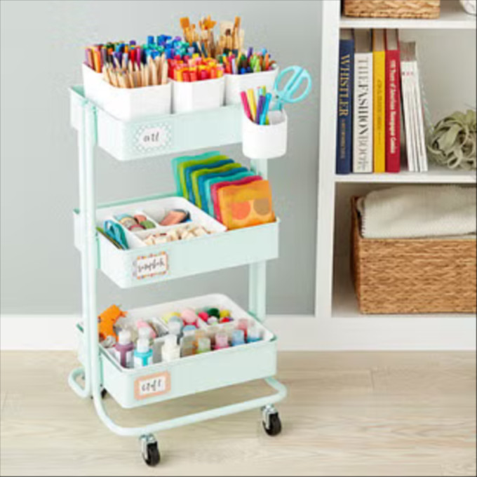 Click for more info about Arts & Crafts Storage Cart & Accessories