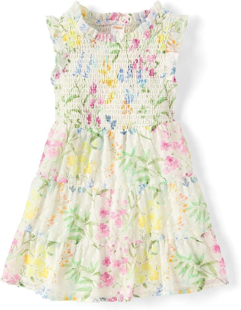 Gymboree Girls' and Toddler Flutter Sleeve Dress | Amazon (US)