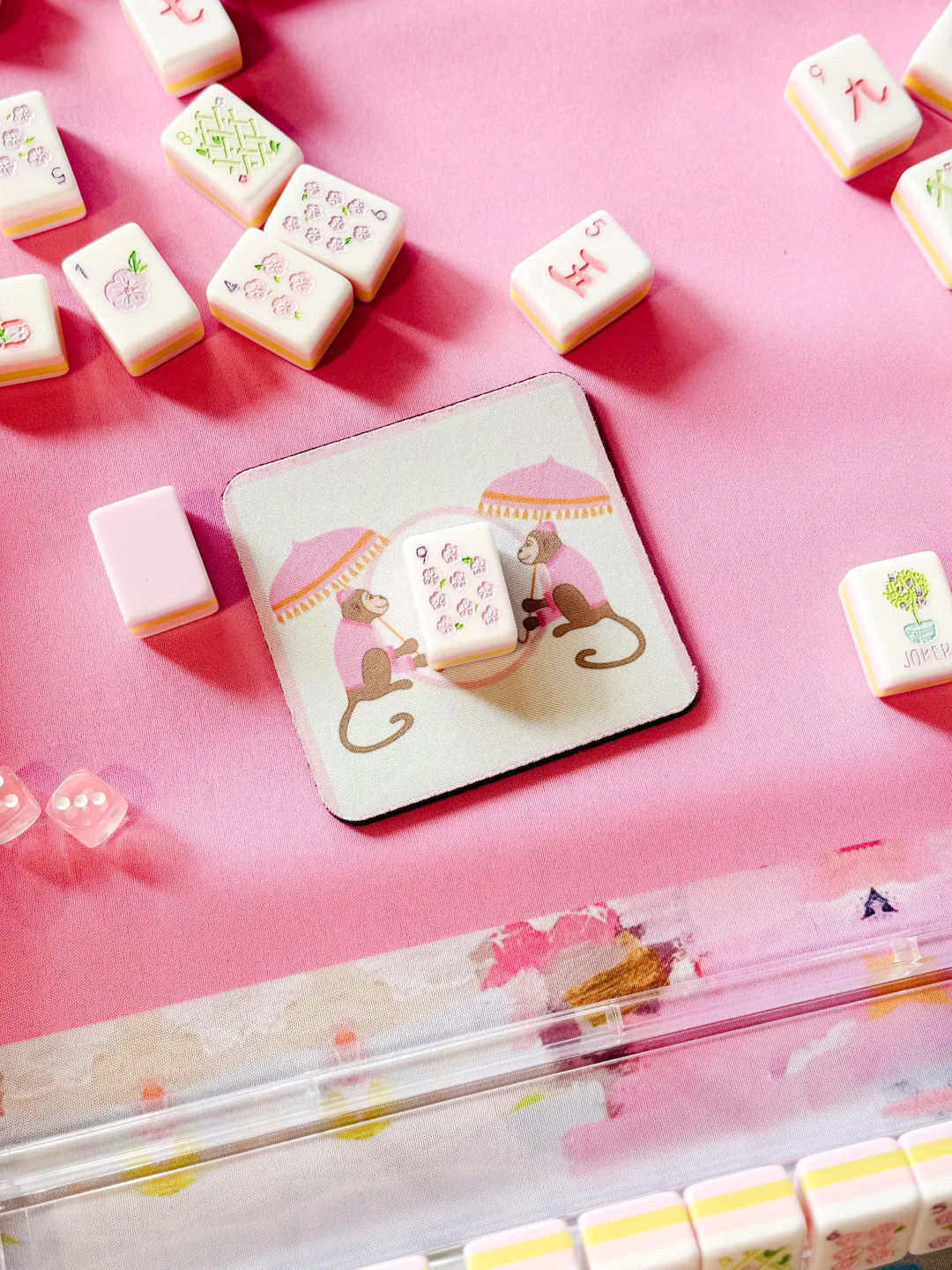 Tile Terrace – Mahjong Discard Tile Coaster | Elegant Game Accessory for Mahjong Players & Game... | Etsy (US)