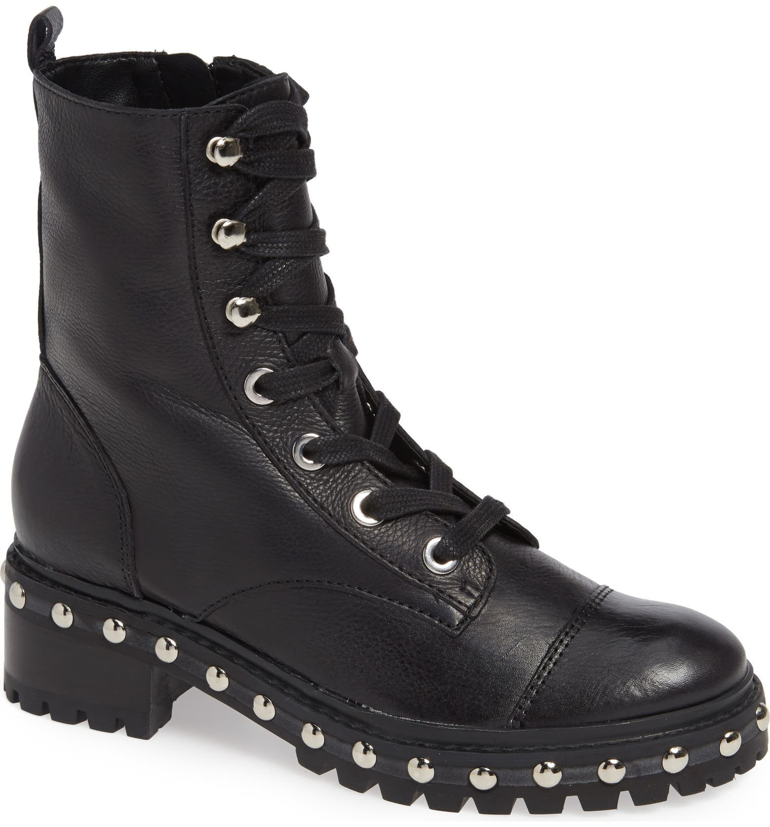 Andrea Studded Combat Boot | Nordstrom