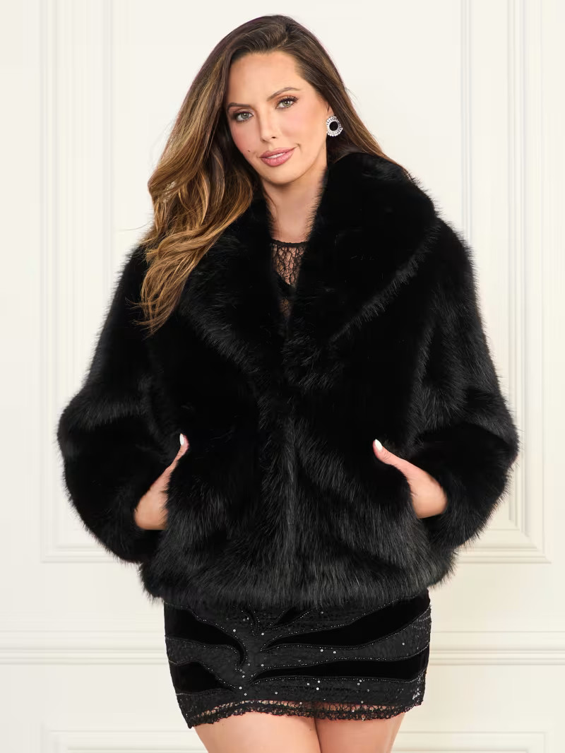 Audrey Faux-Fur Coat | Guess US | Guess (US)