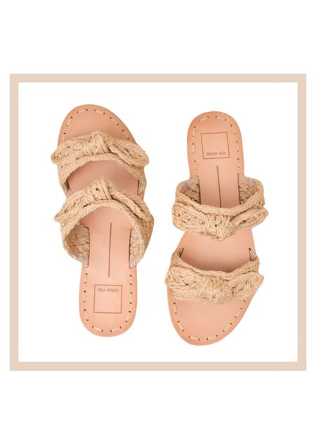 Raffia bow flat sandals 

#LTKstyletip #LTKfindsunder100 #LTKshoecrush