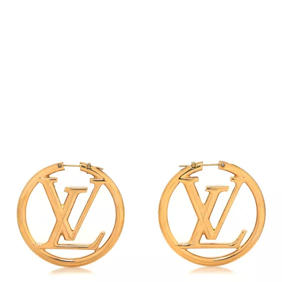 Louis Vuitton Baby Louise Earrings Gold in Gold Metal - US