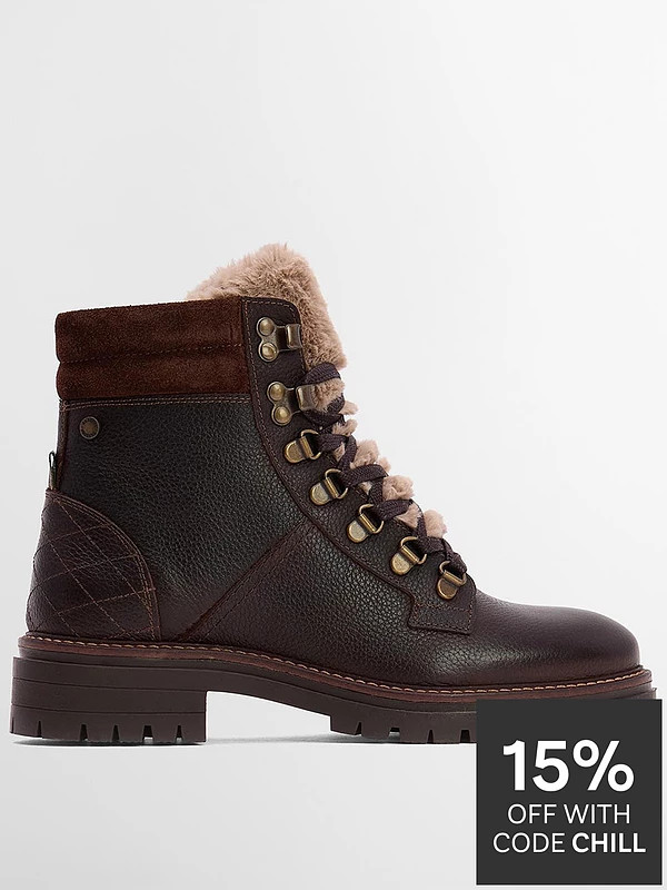 Barbour Bamburgh Hiker Boot - Brown | Very (UK)