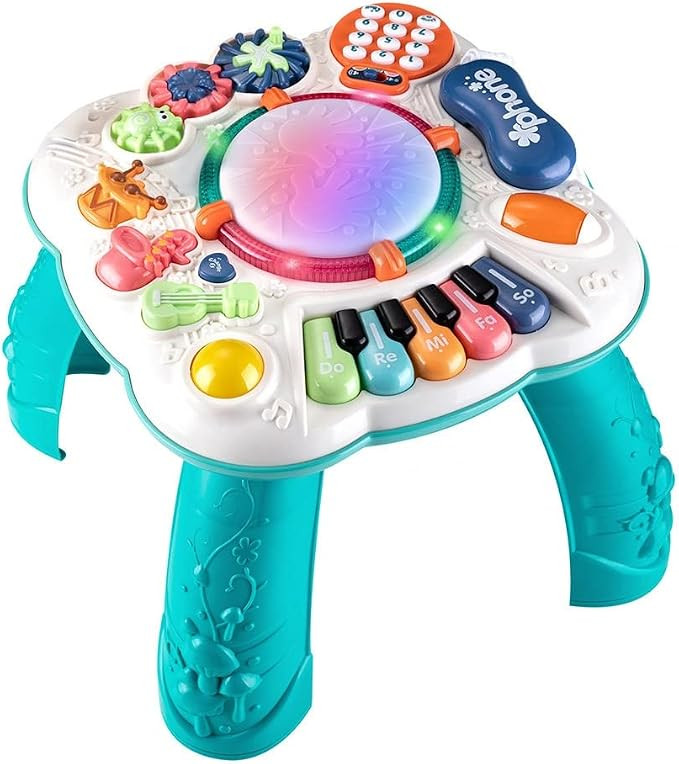 Baby Toys 12-18 Months, Baby Activity Table, Activity Center for 1 2 3 Years Old (Size: 11.8 x 11... | Amazon (US)
