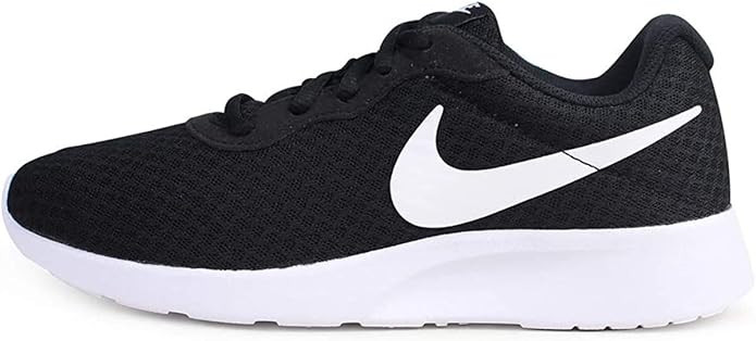 NIKE Women's Tanjun Black/White Size 10 B(M) US | Amazon (US)