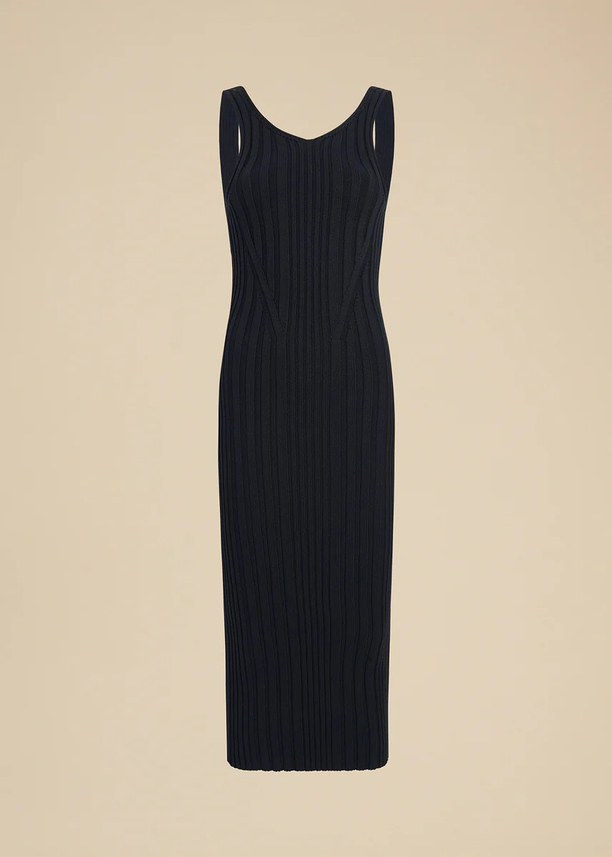 The Ottilie Dress in Black | Khaite