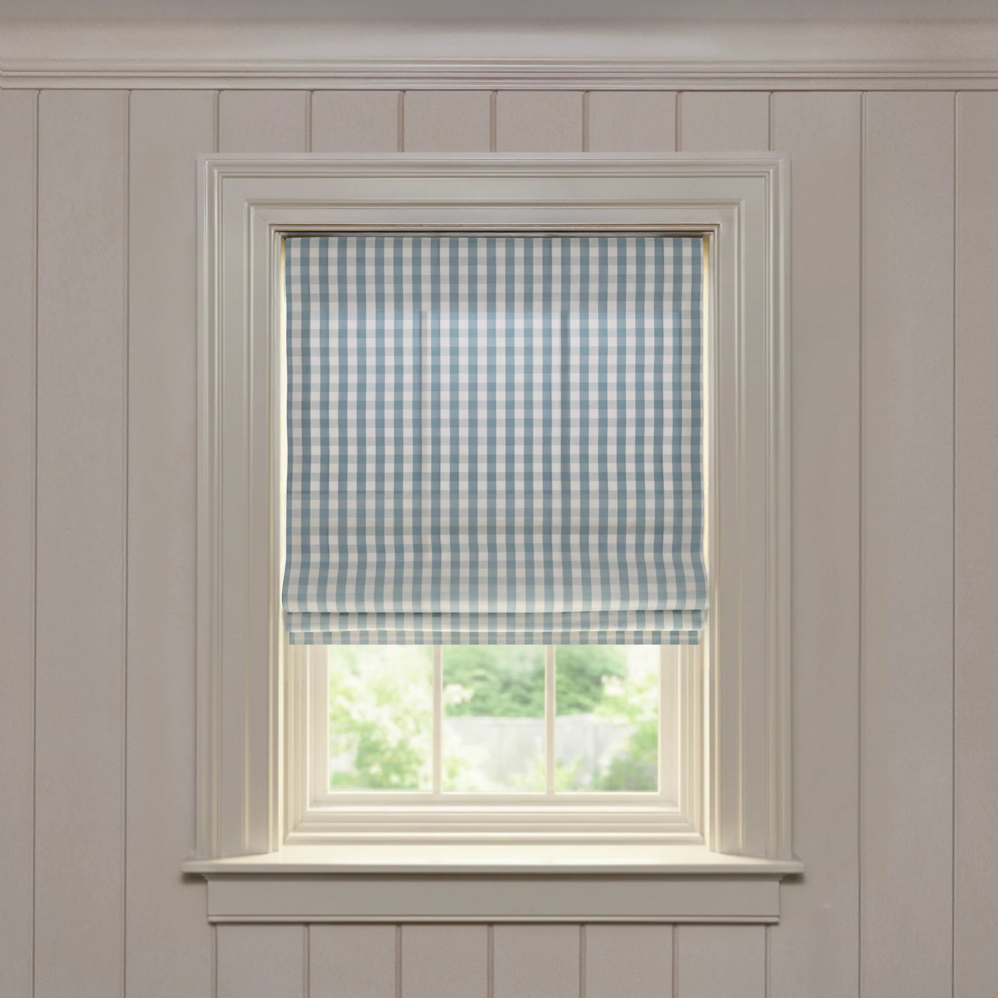 Millie Harbor
                Custom Roman Shade | Pepper Home