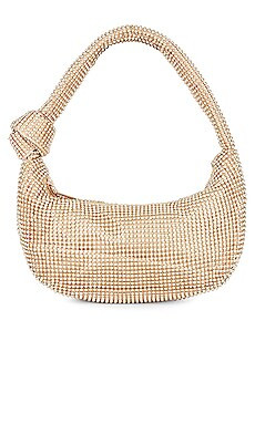 olga berg Franka Ball Mesh Shoulder Bag in Gold from Revolve.com | Revolve Clothing (Global)