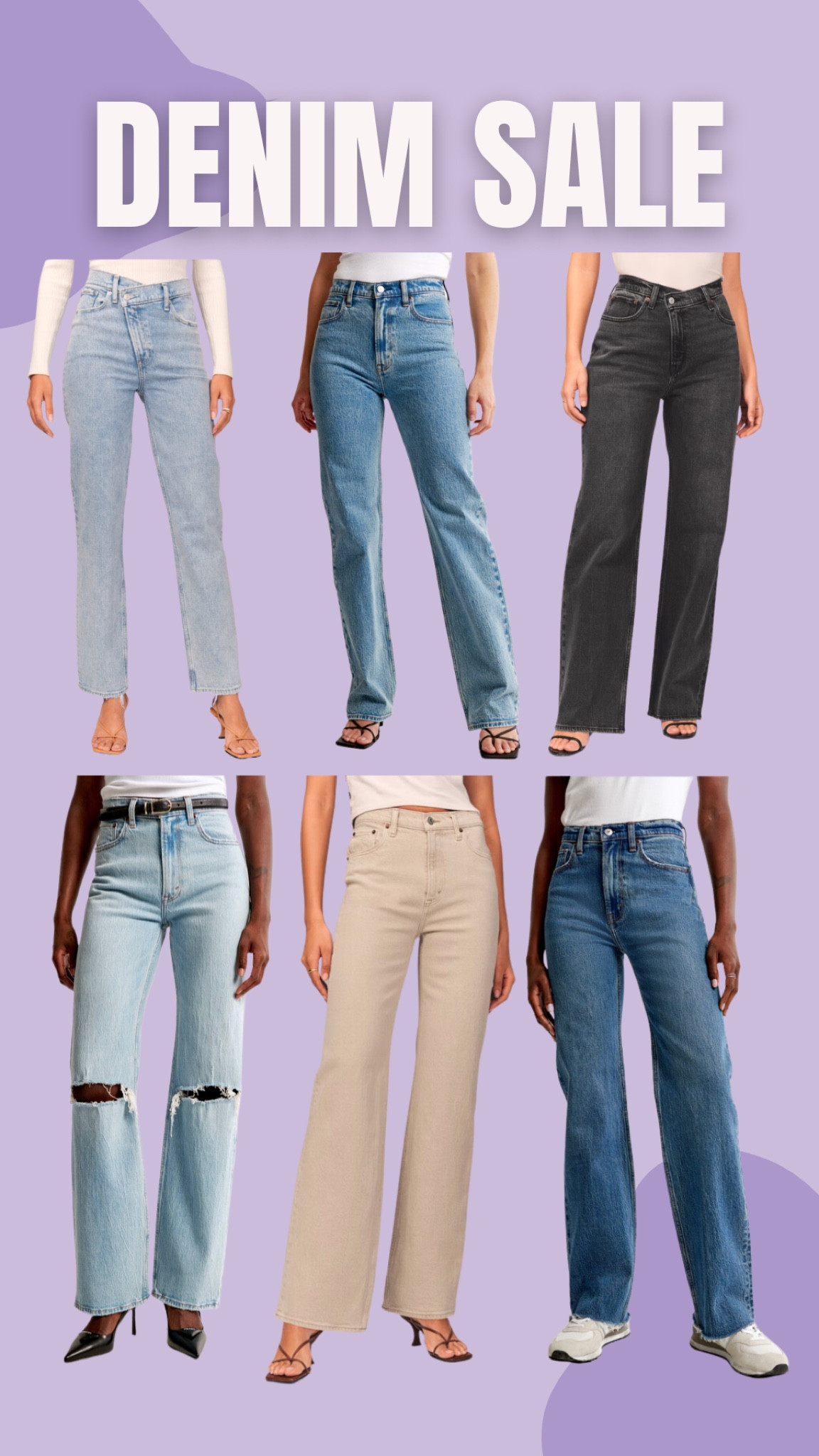 My favorites from the Abercrombie denim sale!