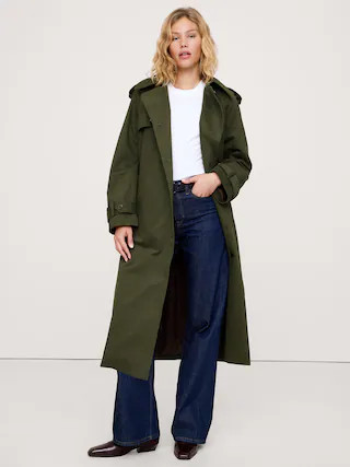 Classic Cotton Trench Coat | Banana Republic (CA)