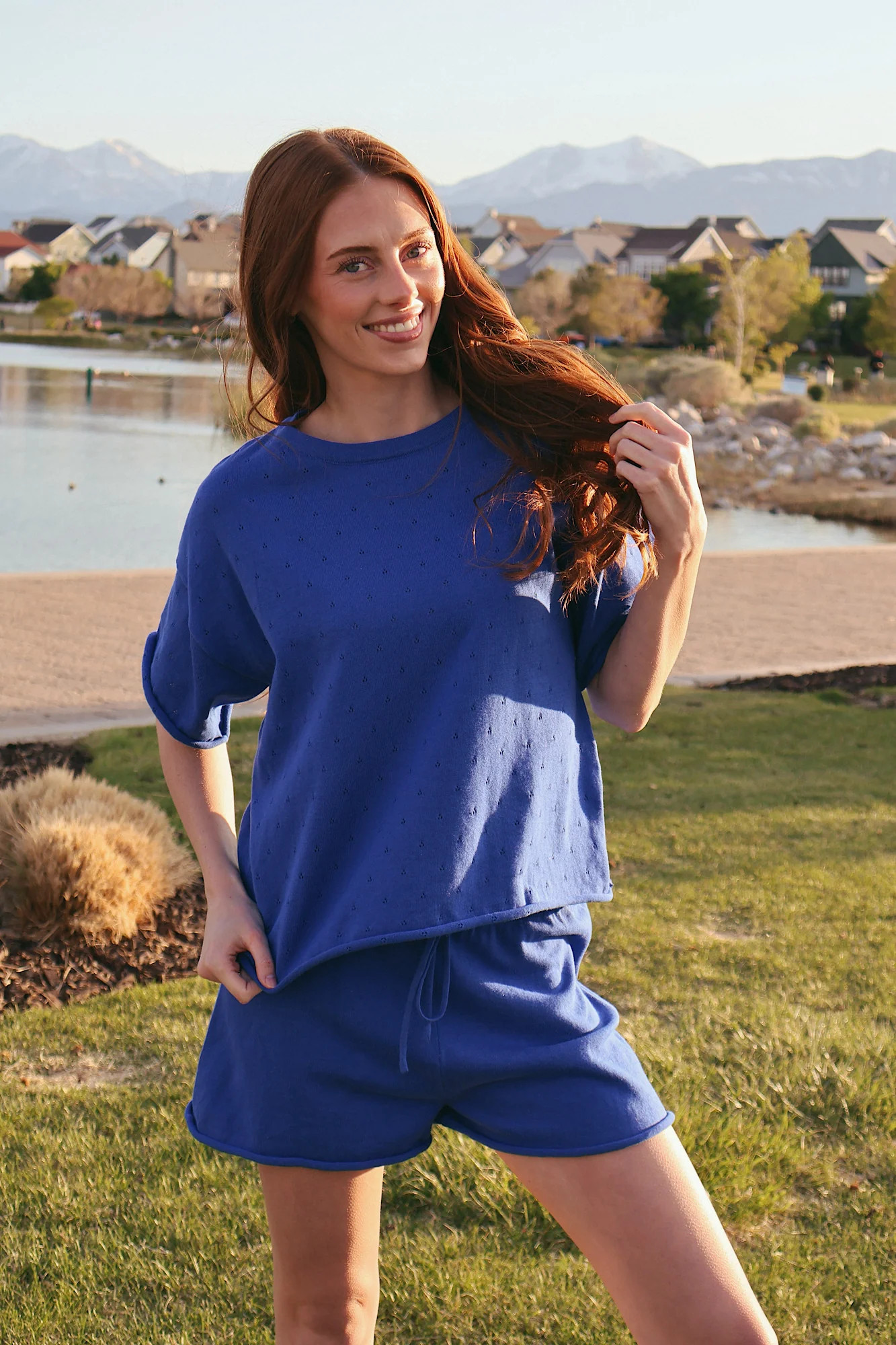 Andie Pointelle Knit Top | Henly