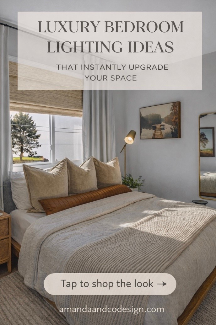 Luxury bedroom lighting that instantly upgrades your space
Layered lighting is the difference between basic and designer finished

I always use a mix of chandelier, sconces, and warm dimmable lamps to create that soft, elevated glow

This is how you walk into a room and feel it

Shop my client approved lighting on my LTK

#AmandaAndCoDesign #BedroomLighting #LTKhome


#LTKselfcare #LTKHome #LTKdayinmylife