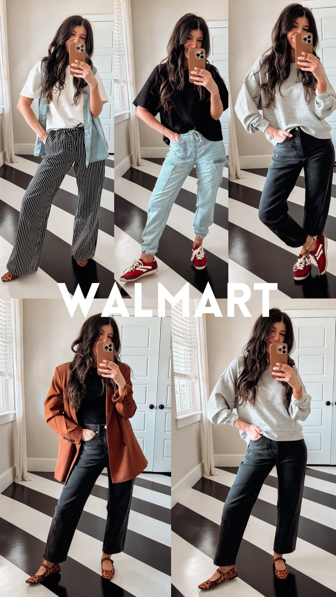 walmart work wear haul office outfits 

gingham skirt / barrel jeans / chambray button down / leopard dress / work dress / office dress / cardigan / office look / office outfit / jogger denim pants / look for less / blazer 
