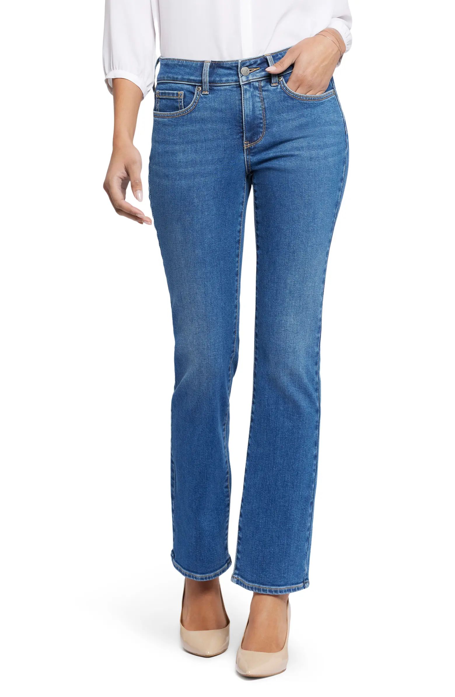 Marilyn Distressed Straight Leg Jeans | Nordstrom