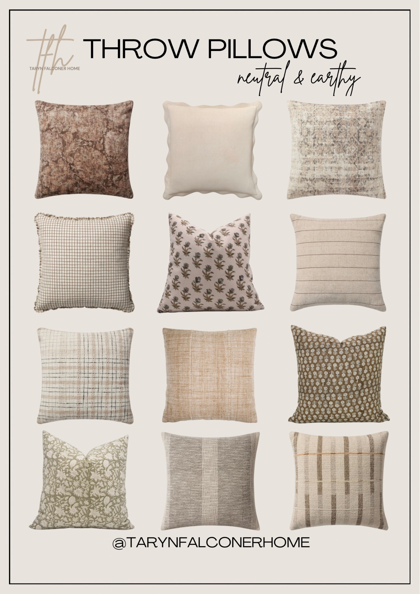 Neutral & earthy throw pillows🤎

#cozyhome #pillows #throwpillow #homedecor #decor #neutralhome

#LTKHome