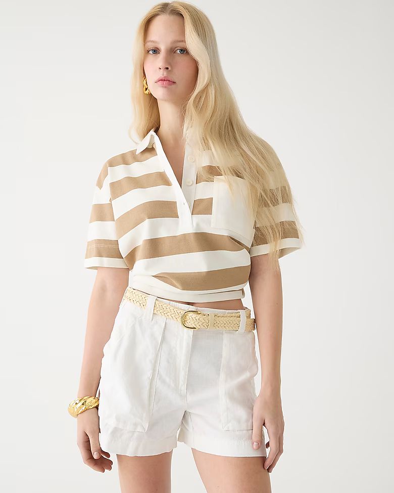 Polo T-shirt in stripe mariner cotton | J.Crew US