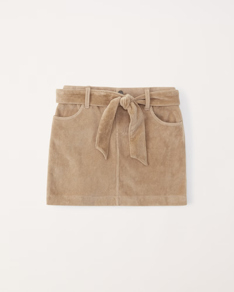 corduroy mini skort | Abercrombie & Fitch (US)