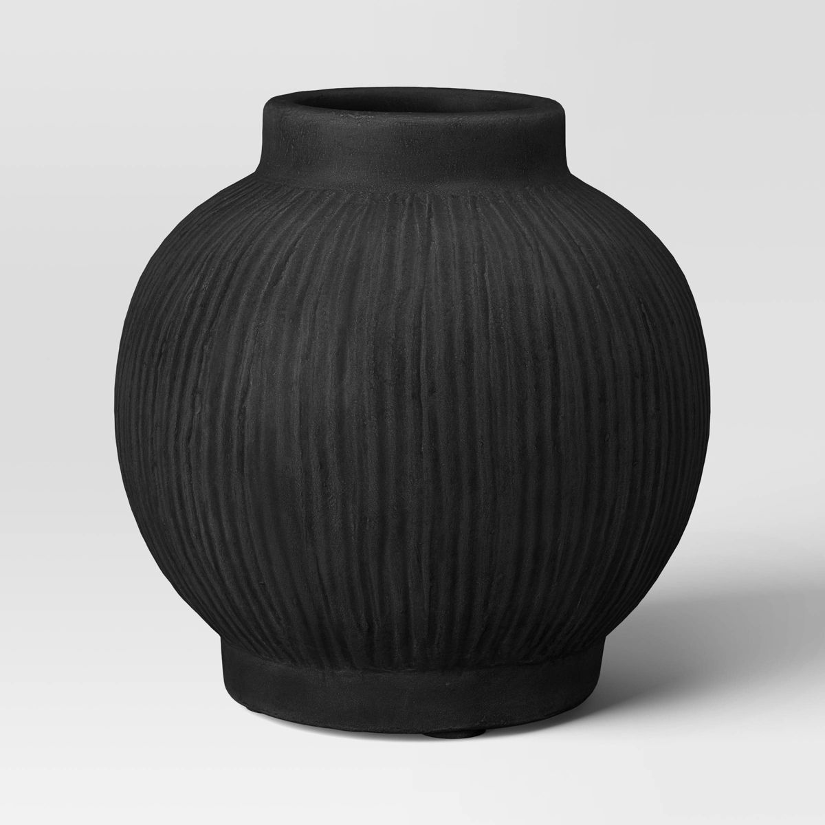 Round Ceramic Vase Black - Threshold™ | Target