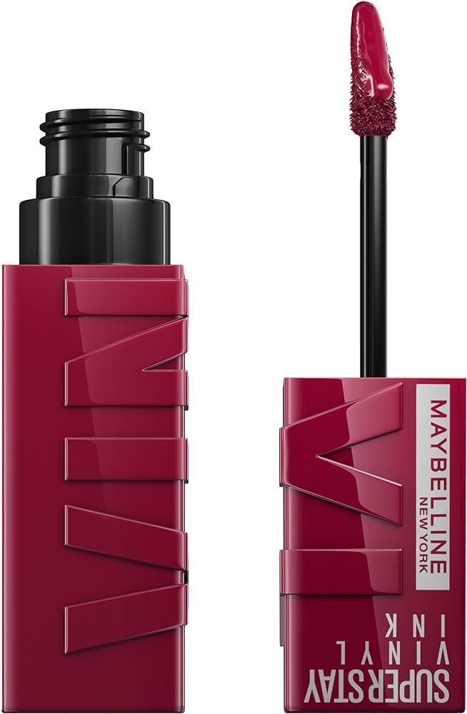 Maybelline Super Stay Vinyl Ink Longwear No-Budge Liquid Lipcolor Makeup, Highly Pigmented Color ... | Amazon (US)