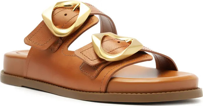 Schutz Olga Buckle Sporty Slide Sandal (Women) | Nordstrom | Nordstrom