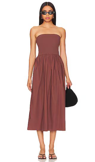 Lilad Dress in Brownstone | Revolve Clothing (Global)