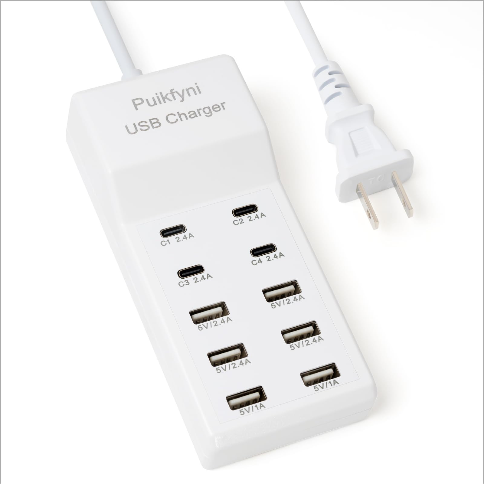 Portable USB C Charging Station,4 -C- Ports, USB Charging hub 10-Ports/USB c Charger Block for Mu... | Amazon (US)