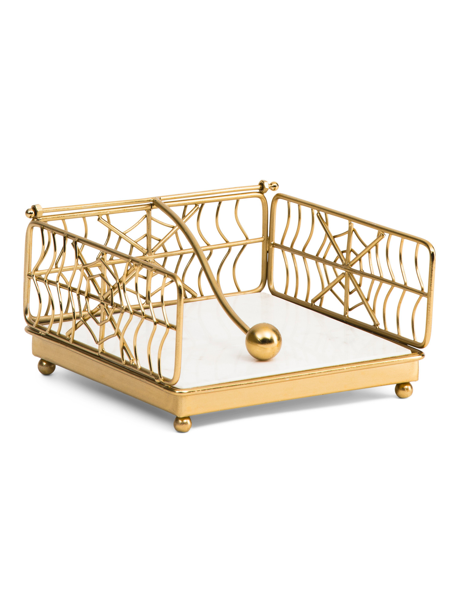 Web Marble Napkin Holder | TJ Maxx