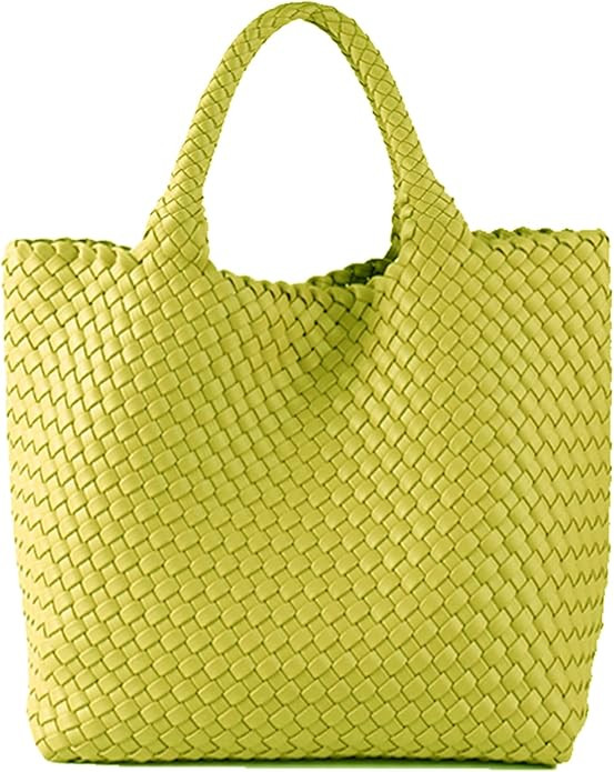 JINMANXUE Fashion Woven Bag Shopper Bag Travel Handbags and Purses Women Tote Bag Large Capacity ... | Amazon (US)