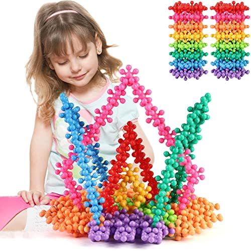 Amazon.com: TOMYOU 400 Pieces Building Blocks Kids STEM Toys Educational Building Toys Discs Sets... | Amazon (US)