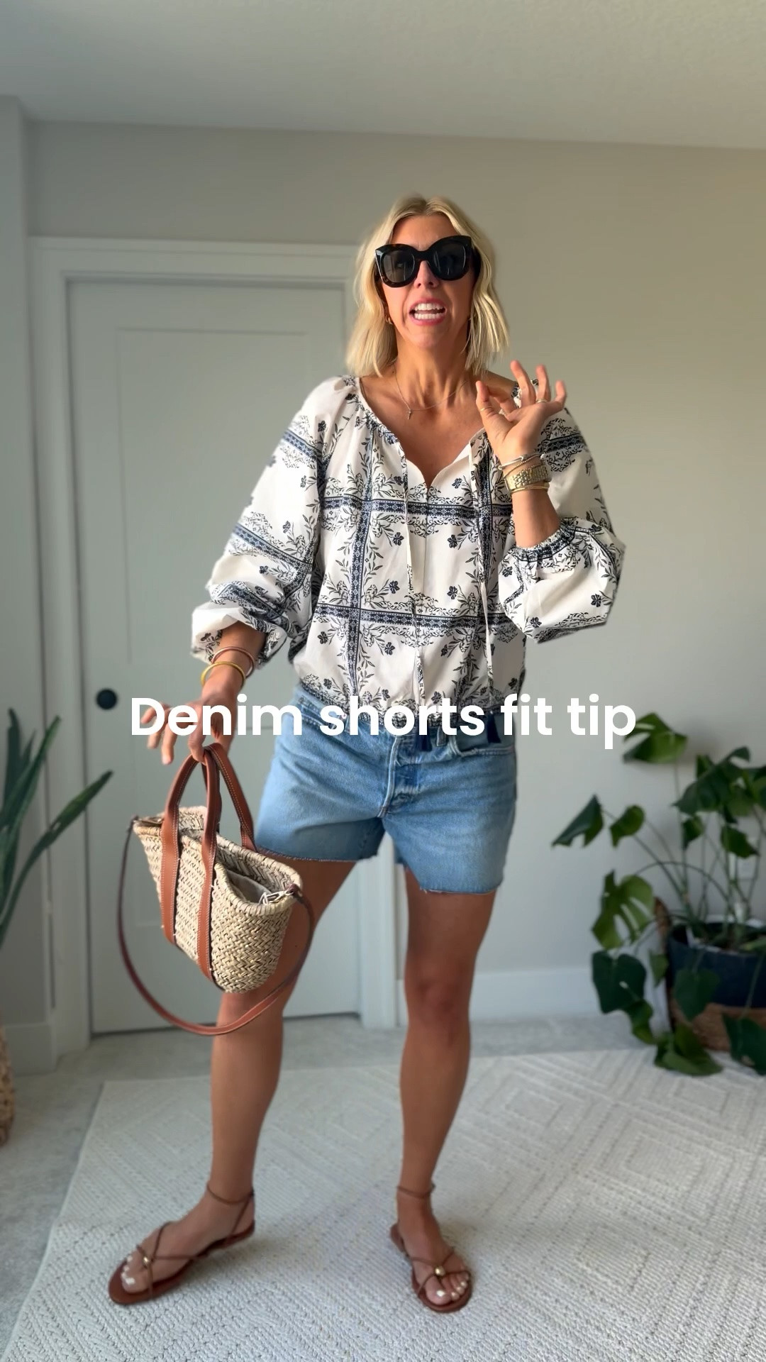 These designer for less denim shorts are under $20 and are such a flattering mid rise fit and 4 inch inseam. I recommend going up a size for a relaxed fit, especially around the thighs. ￼

#LTKootd #LTKmomlife #LTKOver40