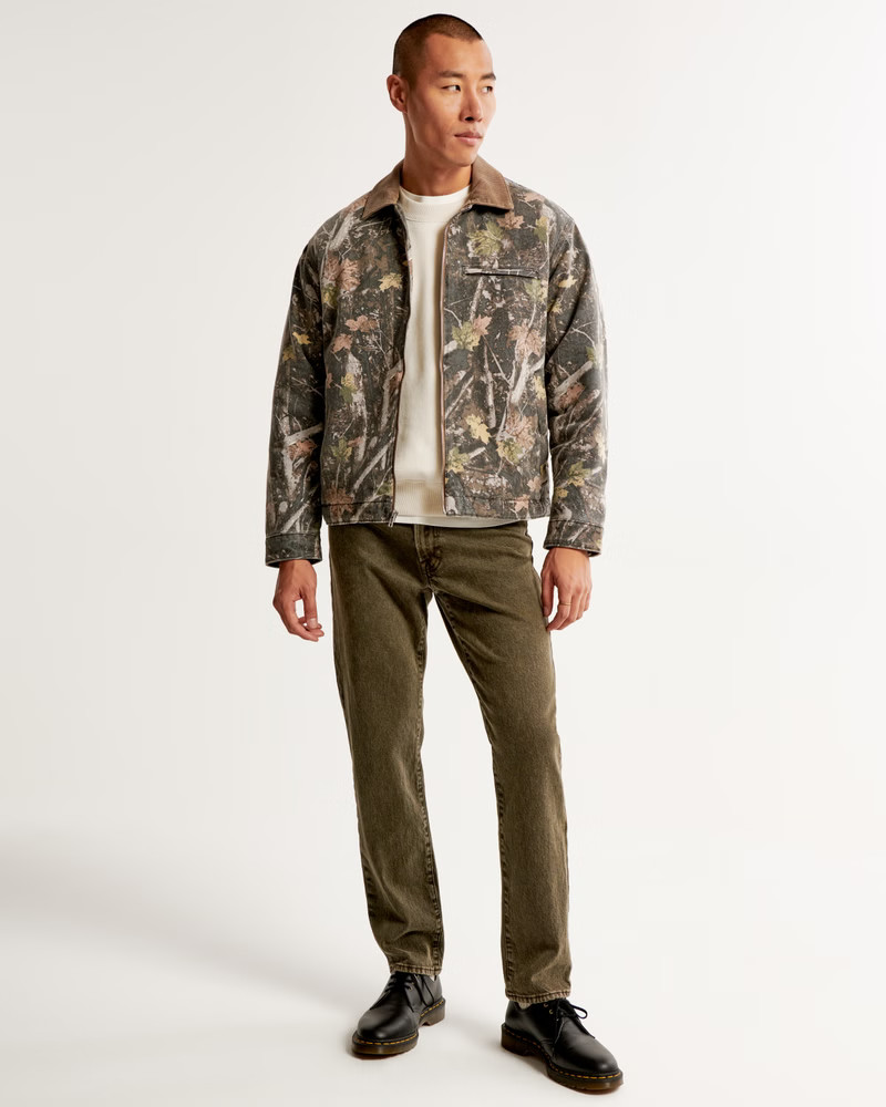 Men's Workwear Lined Jacket | Men's | Abercrombie.com | Abercrombie & Fitch (US)