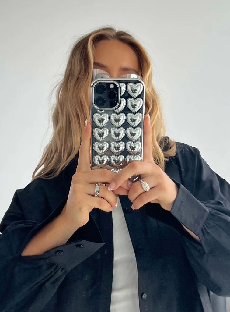 Alexina iPhone Case Silver | Princess Polly US