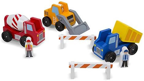 Melissa & Doug Construction Vehicle Set (8 pcs) | Amazon (US)
