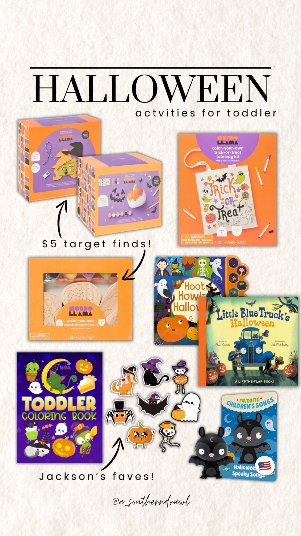Affordable Halloween activities for Toddler🎃✨🍂

Halloween activities, toddler activities, coloring book, seasonal books for kids, $5 arts & crafts, magnet wall, Halloween magnets, target finds, Grace White, A Southern Drawl

#LTKSeasonal #LTKKids #LTKFindsUnder50