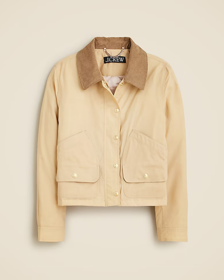 Short Barn Jacket&trade; in English ripstop cotton | J. Crew US