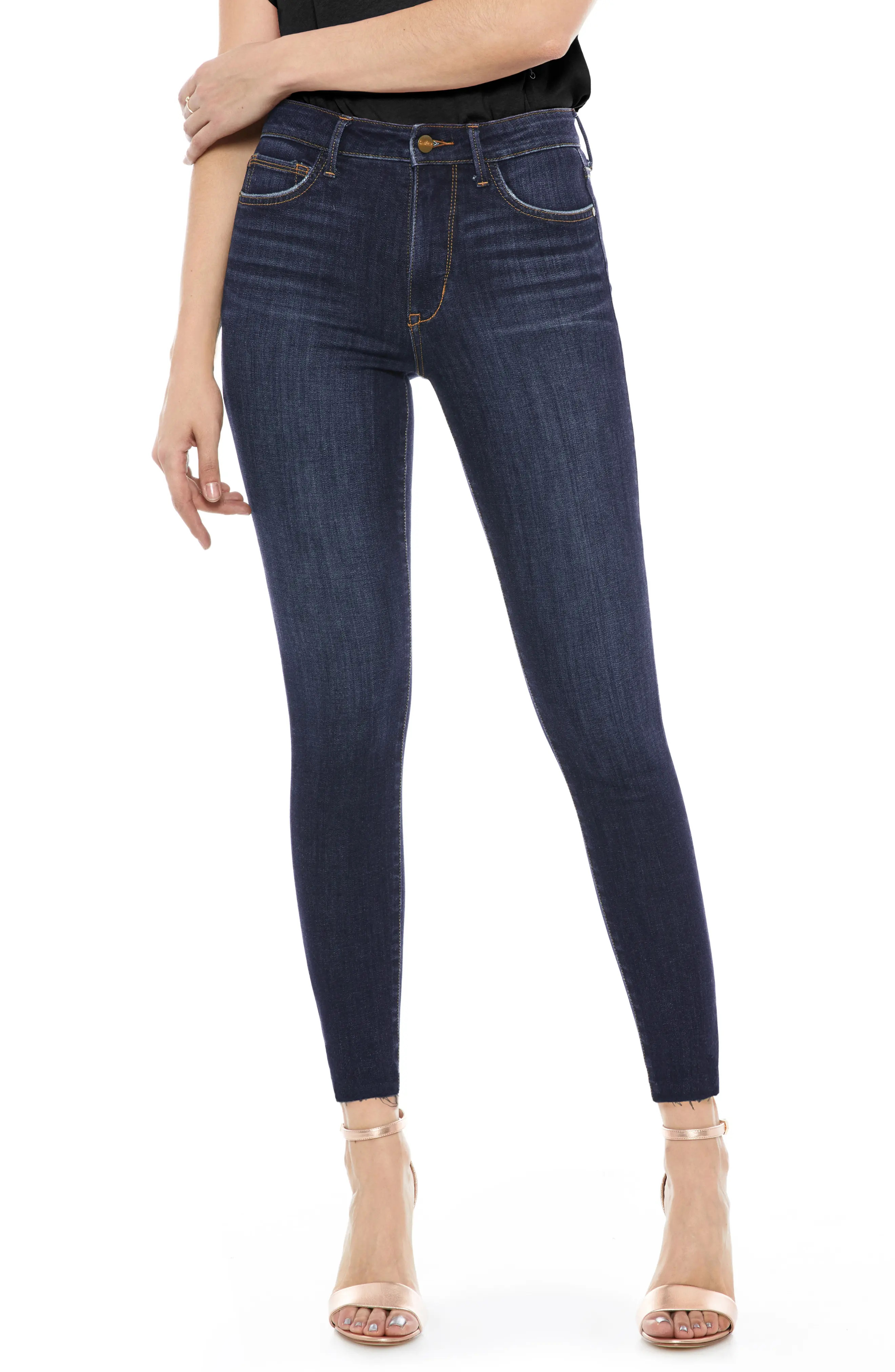 Sam Edelman The Stiletto Raw Hem Ankle Skinny Jeans (Jacob) | Nordstrom