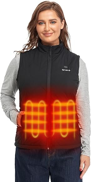 [Upgraded Battery] ORORO Women's Heated Vest with Battery Pack, Lightweight Quilted Heating Vest | Amazon (US)