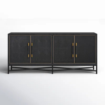 Meera 76" Wide Wood Sideboard | Wayfair North America