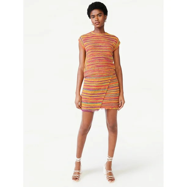 Scoop Women's Sleeveless Crochet Top | Walmart (US)