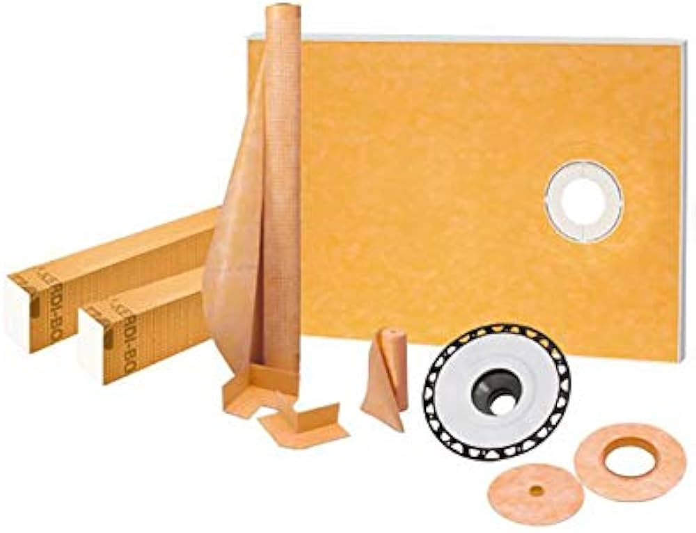 Schluter Kerdi-Shower Kit 38" x 60", Offset ABS Flange | Amazon (US)