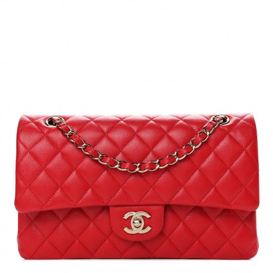CHANEL

Caviar Quilted Medium Double Flap Red | Fashionphile