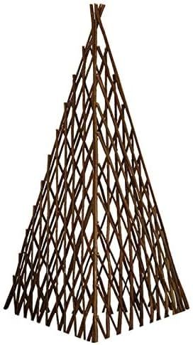 Triangle Tower Garden Trellis 48" Tall Plant Support for Climbing Vines and Flowers Stands,for Ga... | Amazon (US)