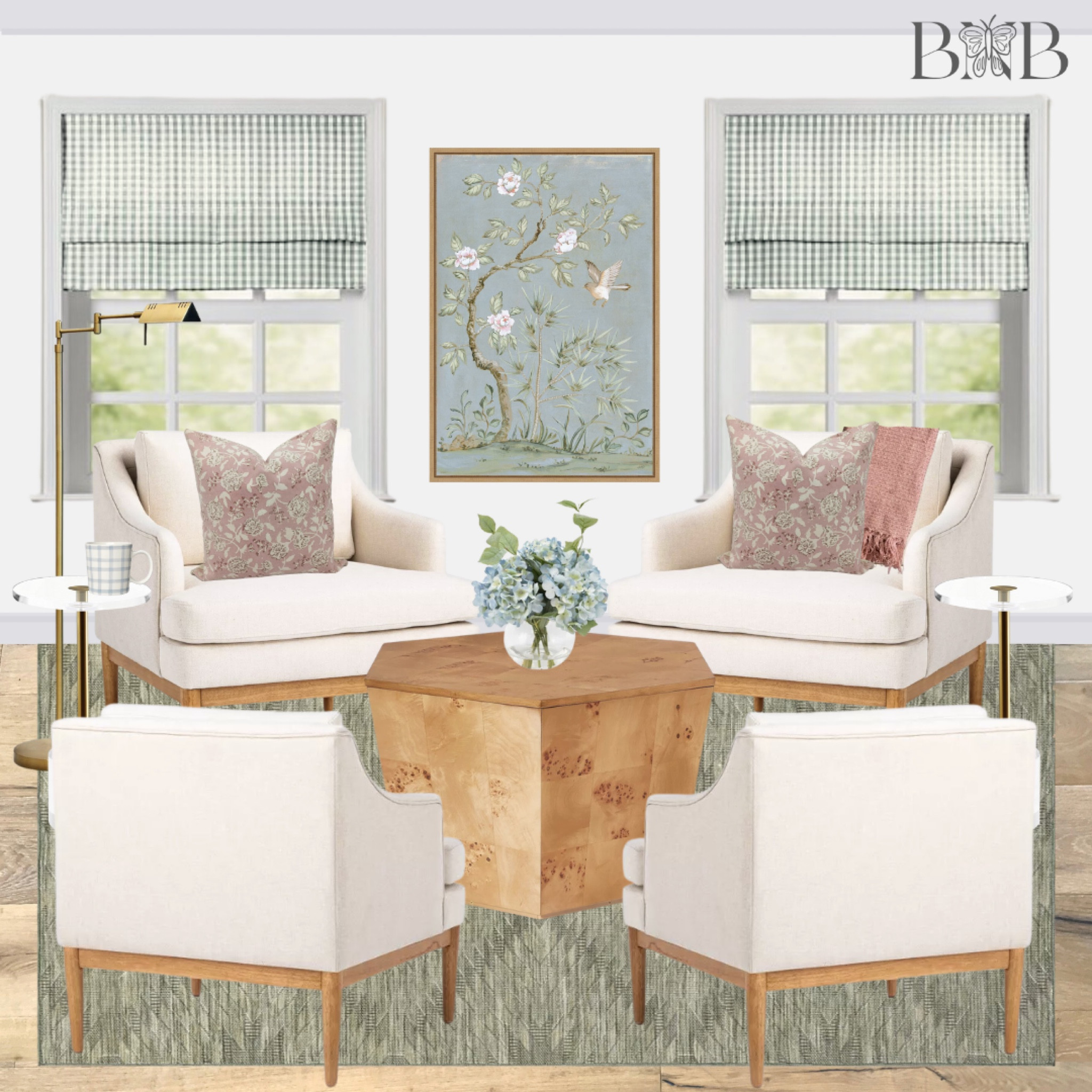 today’s design is a serene sitting room 🌿☁️ love the colors in here and everything is from Amazon or Target! 

#LTKStyleTip #LTKHome